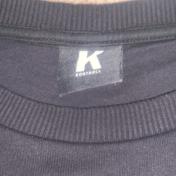 Black crew neck KAPPA x KONTROLL - Picture 2 of 3